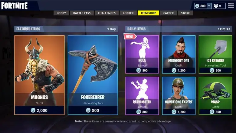 Fortnite Shopping for value